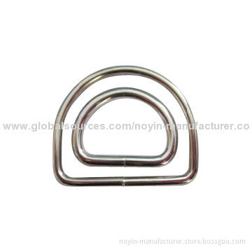D ring with high quality, D ring with nickel color